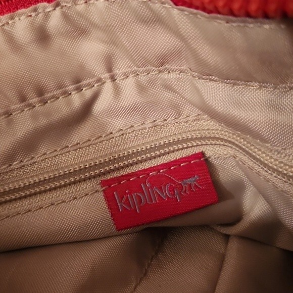 Kipling Red Crossbody Messenger Bag - Picture 7 of 9